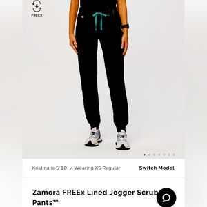 NWT Figs FreeX scrubs. BLACK.